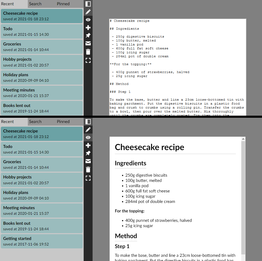 Edit Notes Flow FlowNotes.org